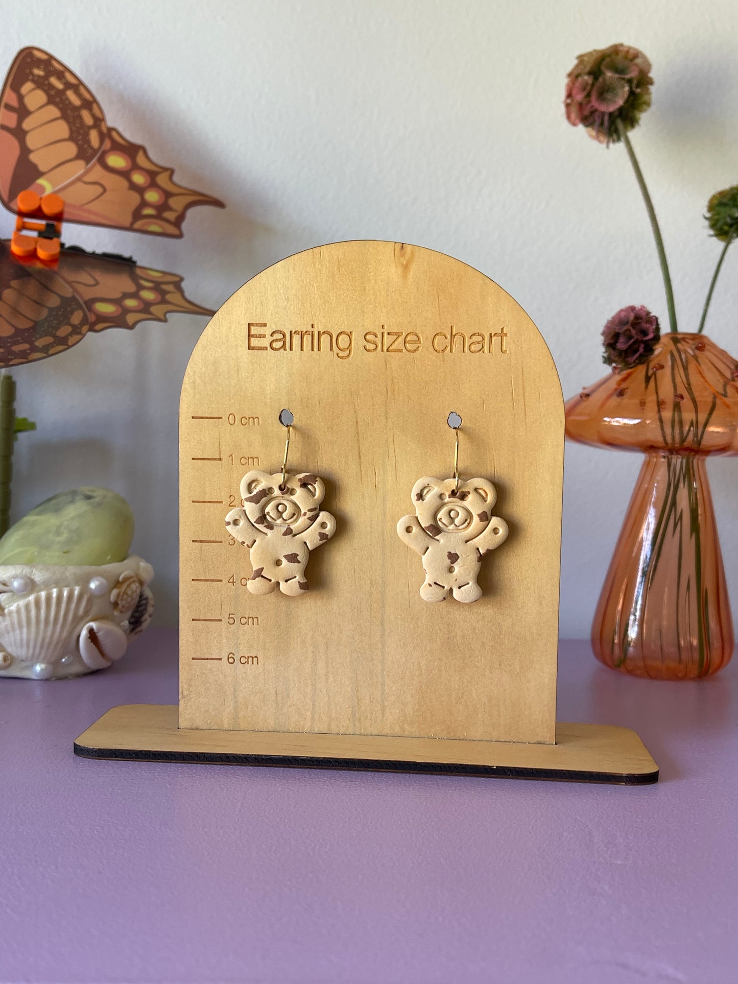 'Tiny Teddy' Choc Chip Dangle