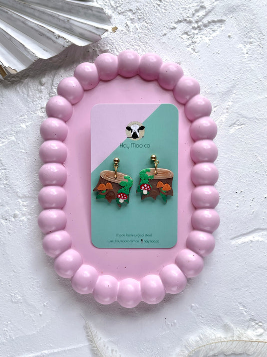 'Mushroom Stump' Small Dangle