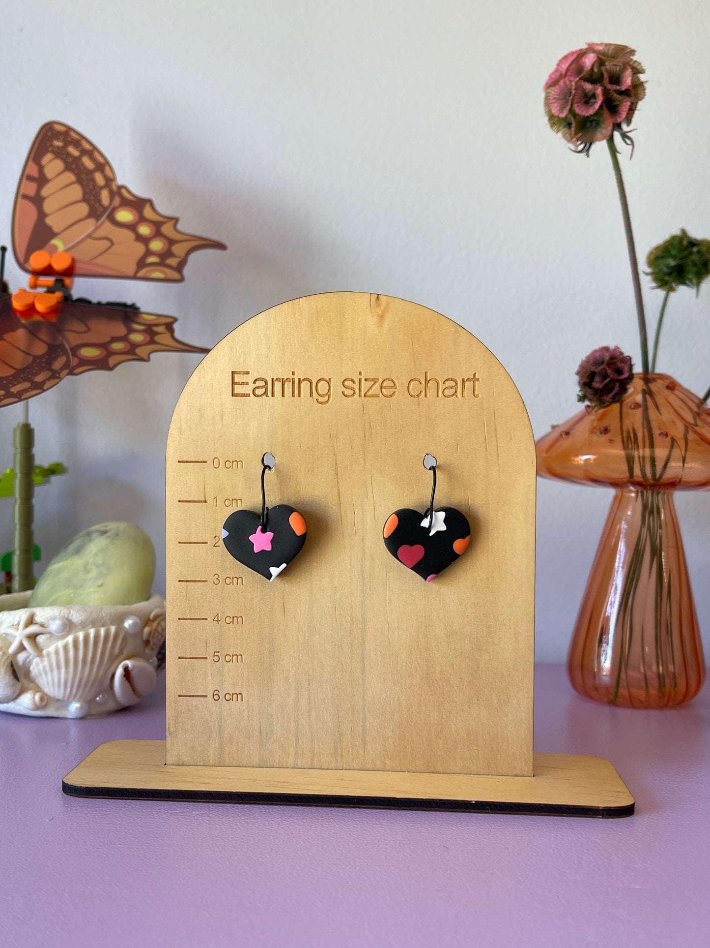 'Starlit Love' Heart Dangle