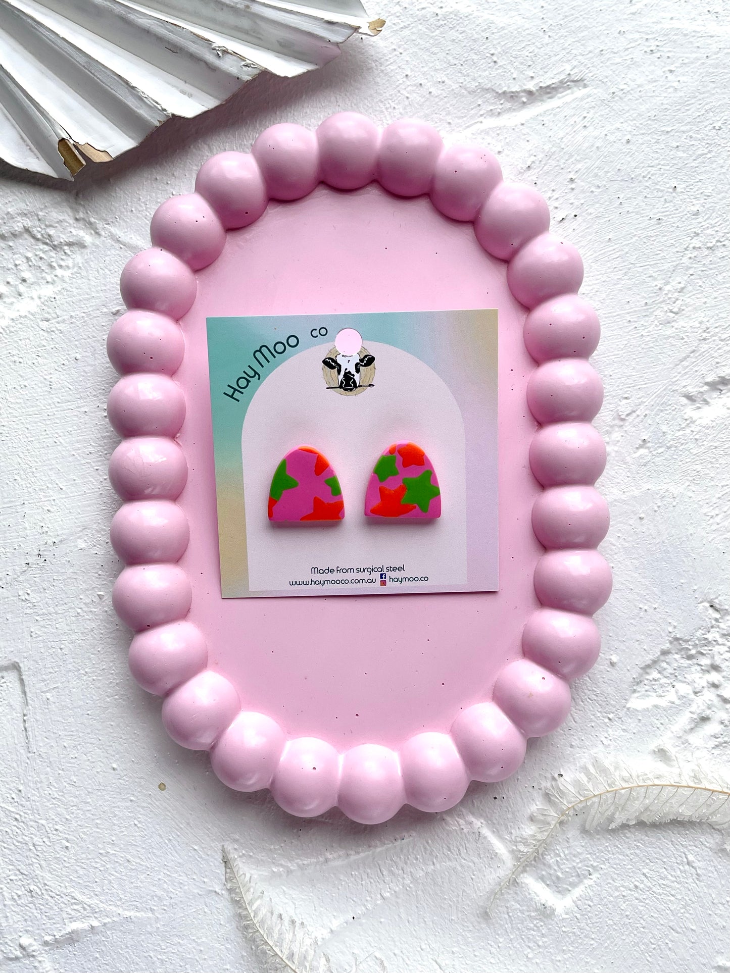 'Neon Stars' Arch Stud