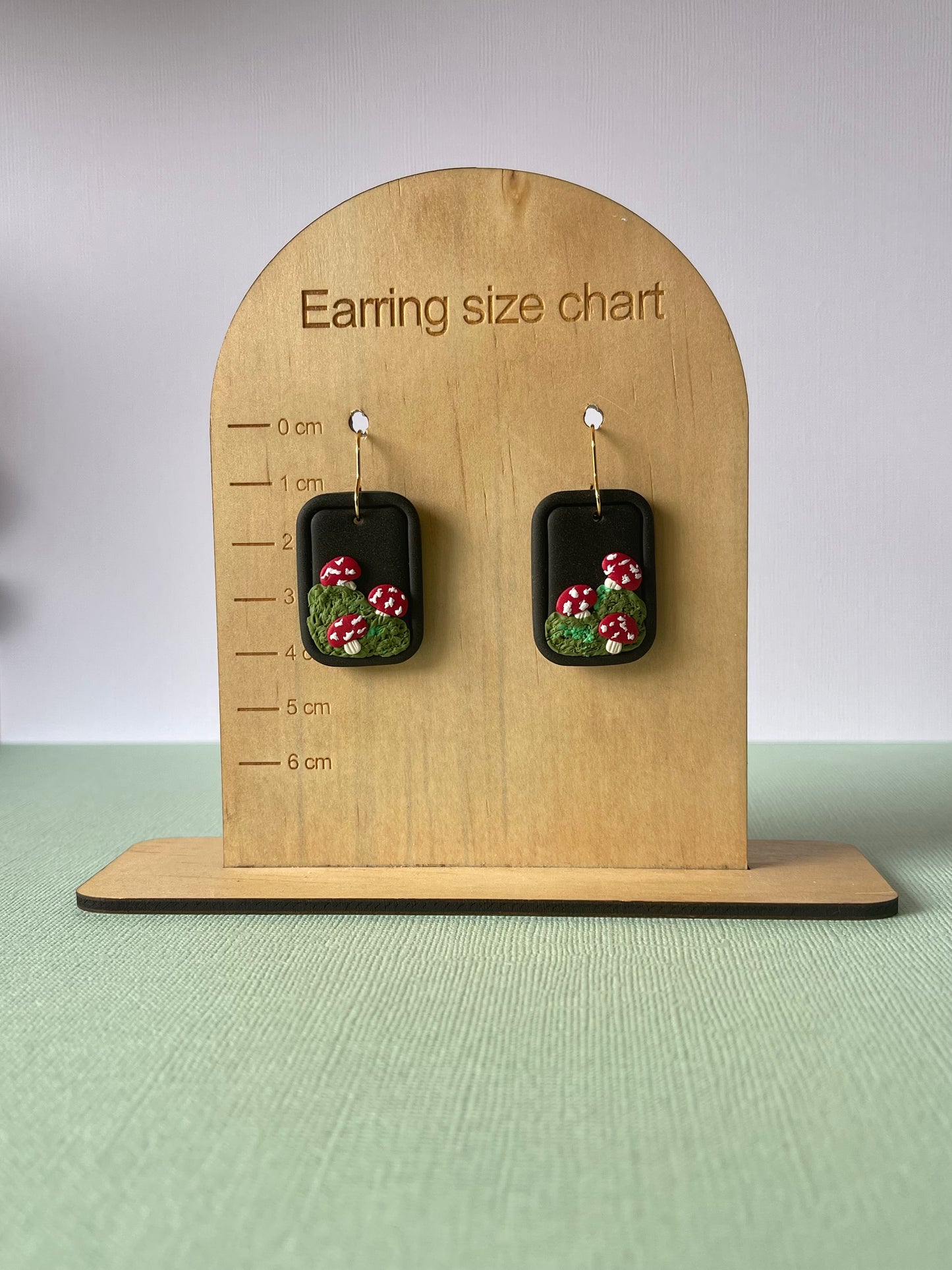 'Mini Mushy' Mushroom Frame Dangles