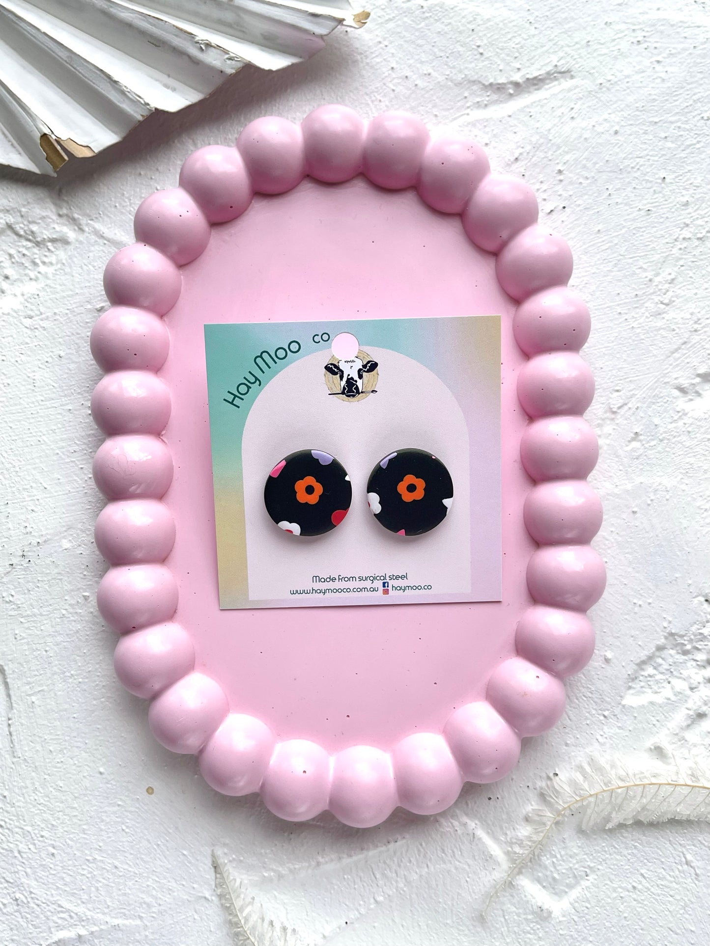 'Starlit Love' Circle Stud