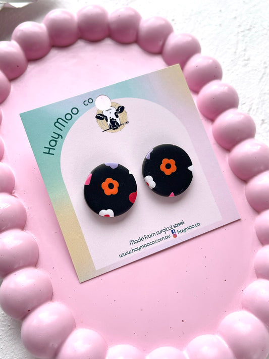 'Starlit Love' Circle Stud