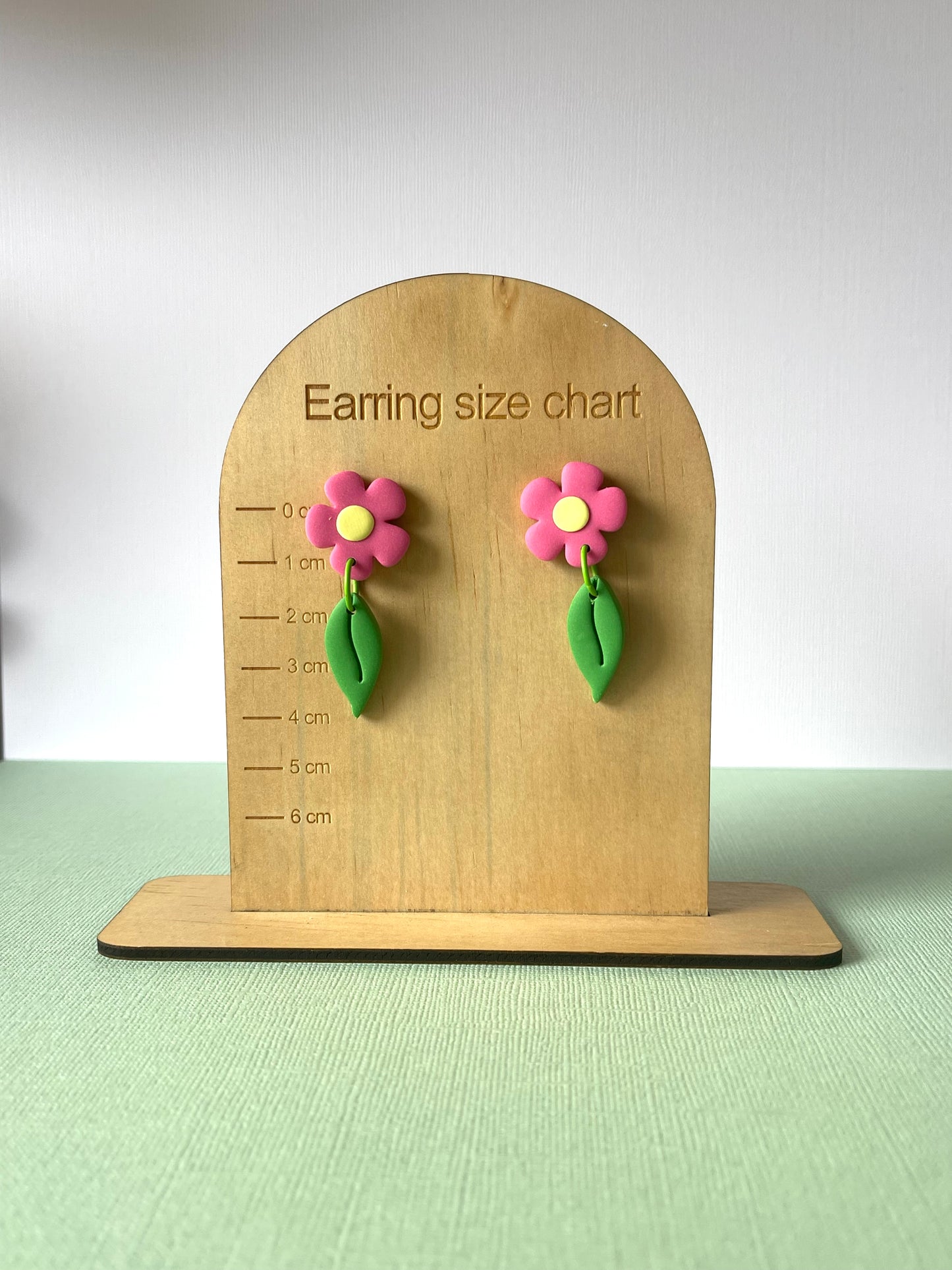'Leafy Flower' Small Leaf Stud Dangle
