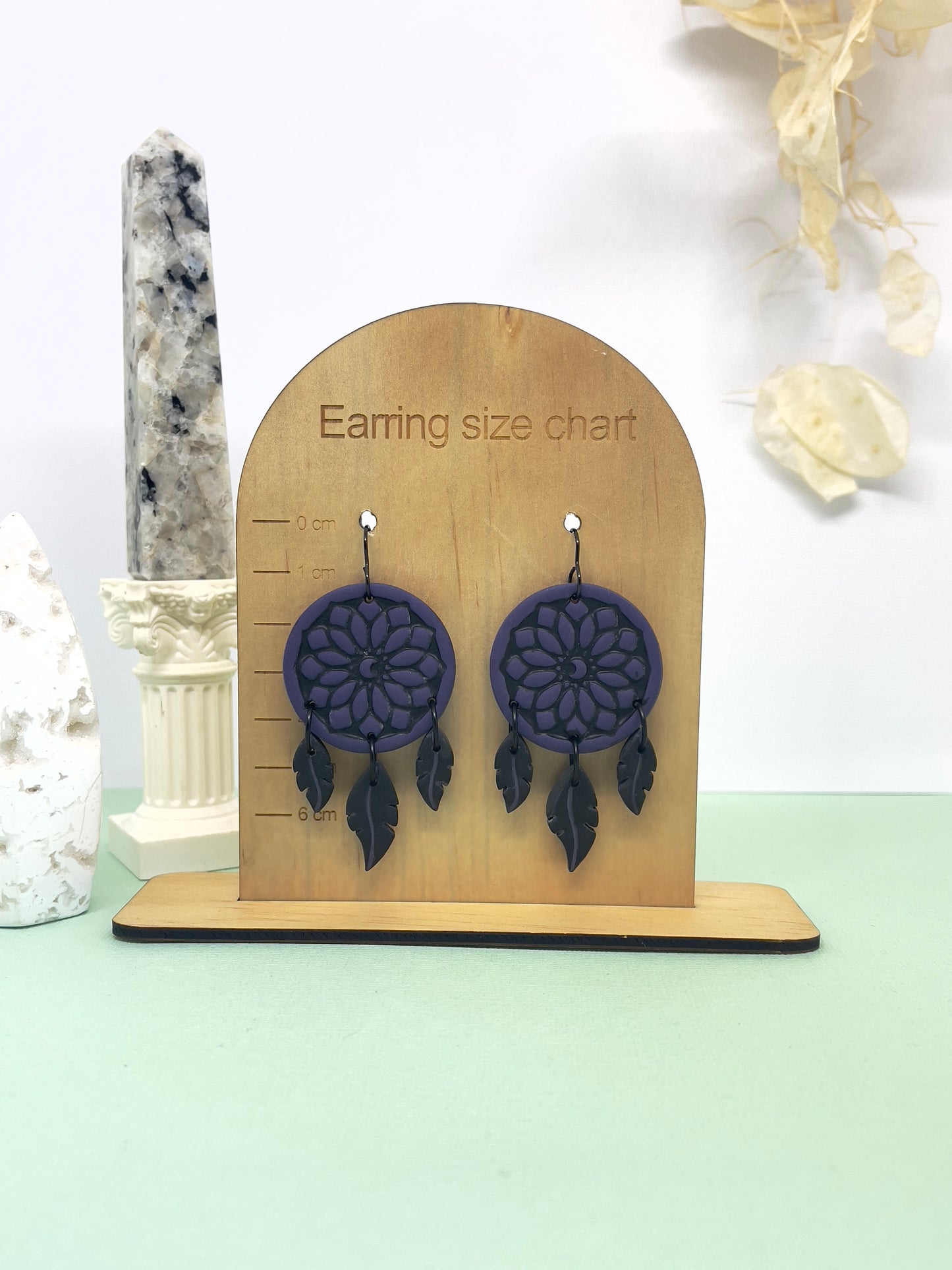 'Witchy' Purple Dreamcatcher Dangle