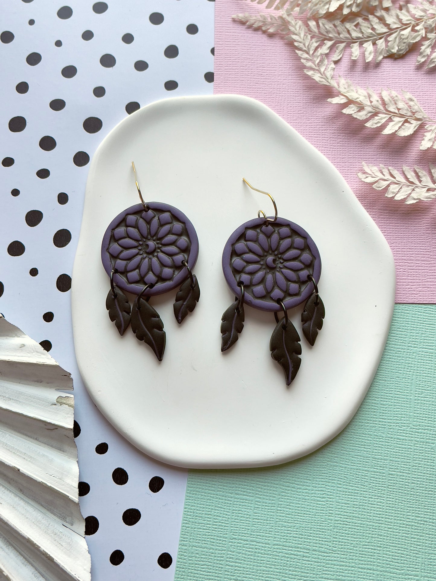 'Witchy' Purple Dreamcatcher Dangle