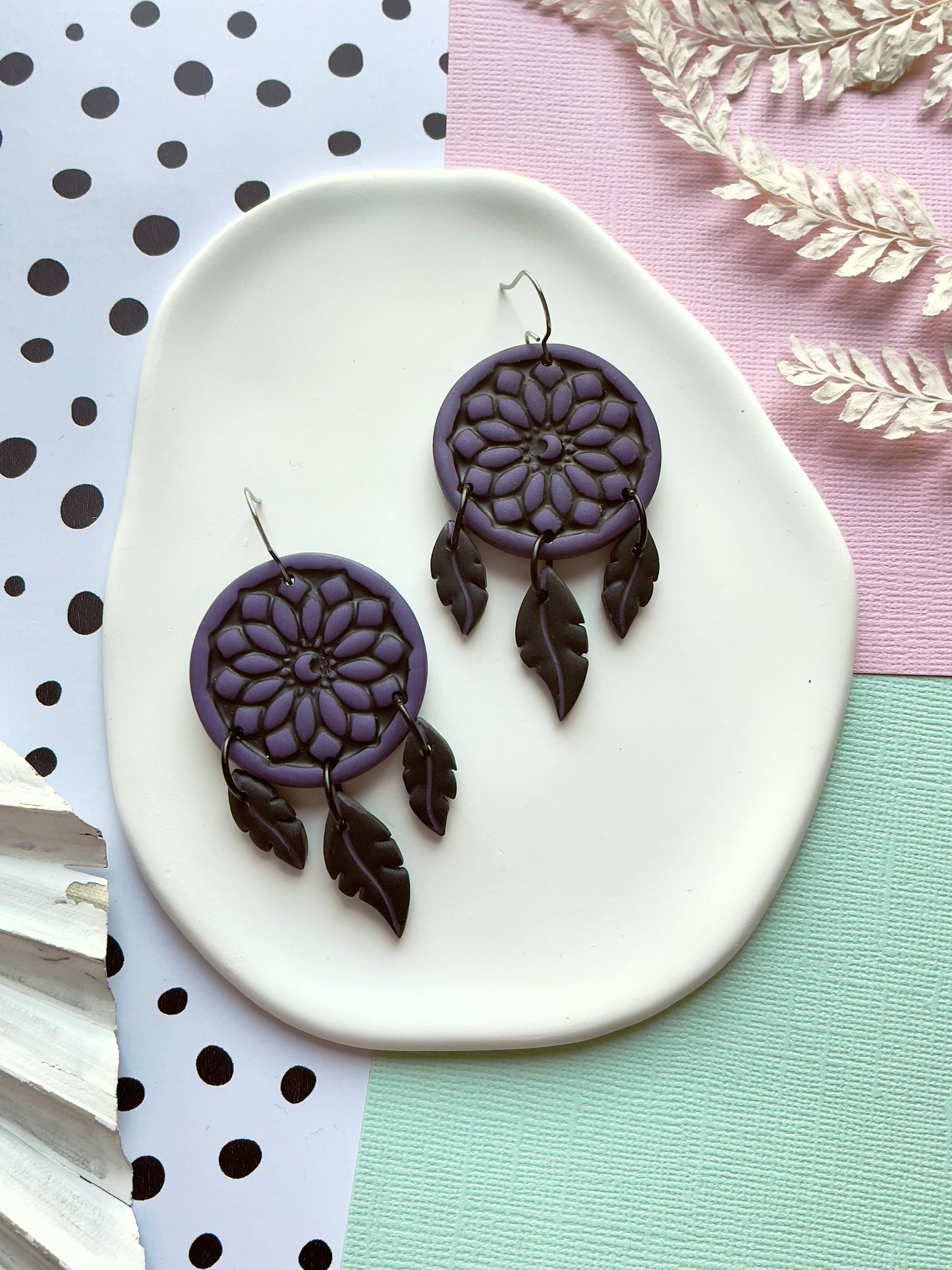 'Witchy' Purple Dreamcatcher Dangle