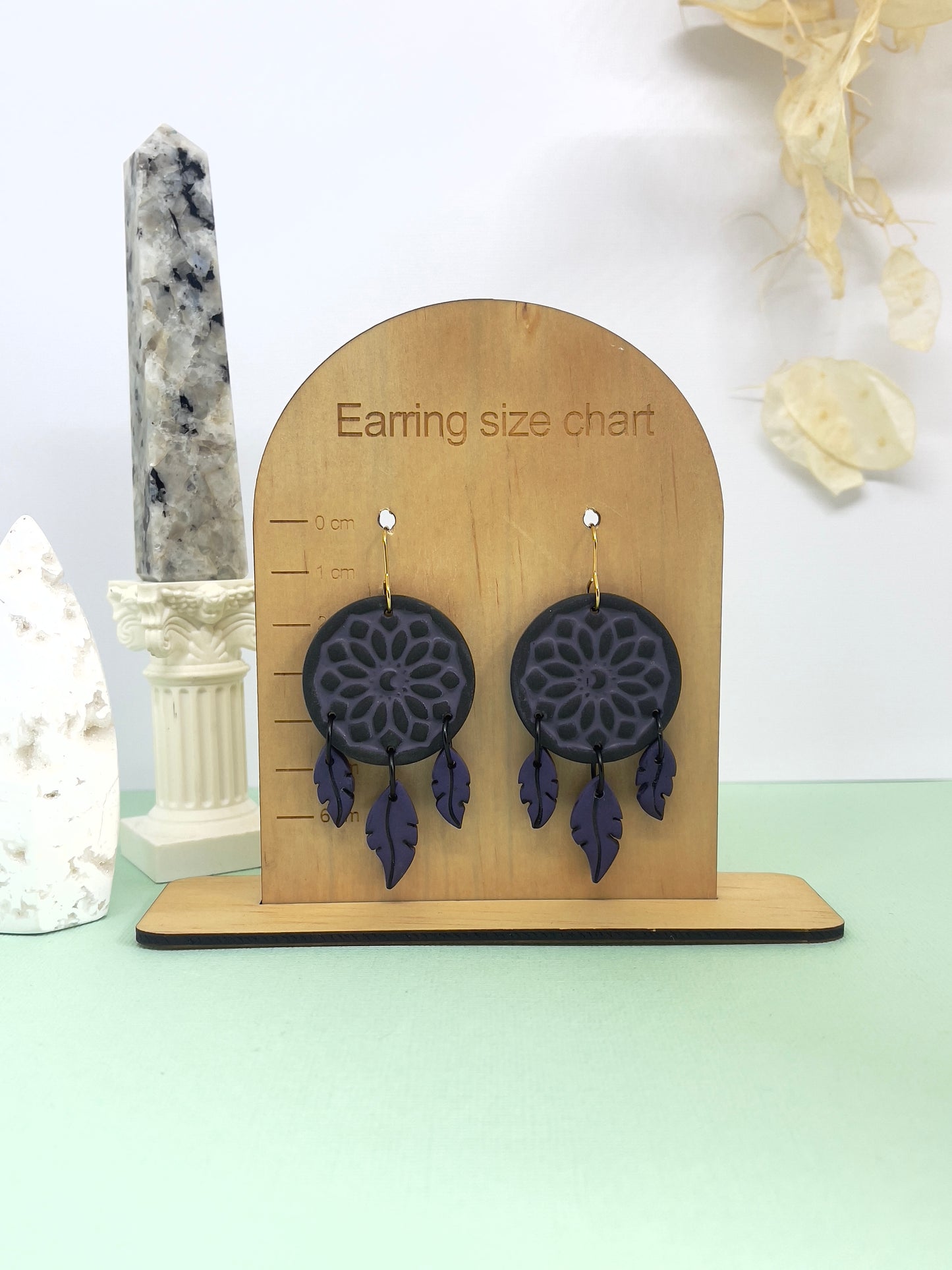 'Witchy' Black Dreamcatcher Dangle
