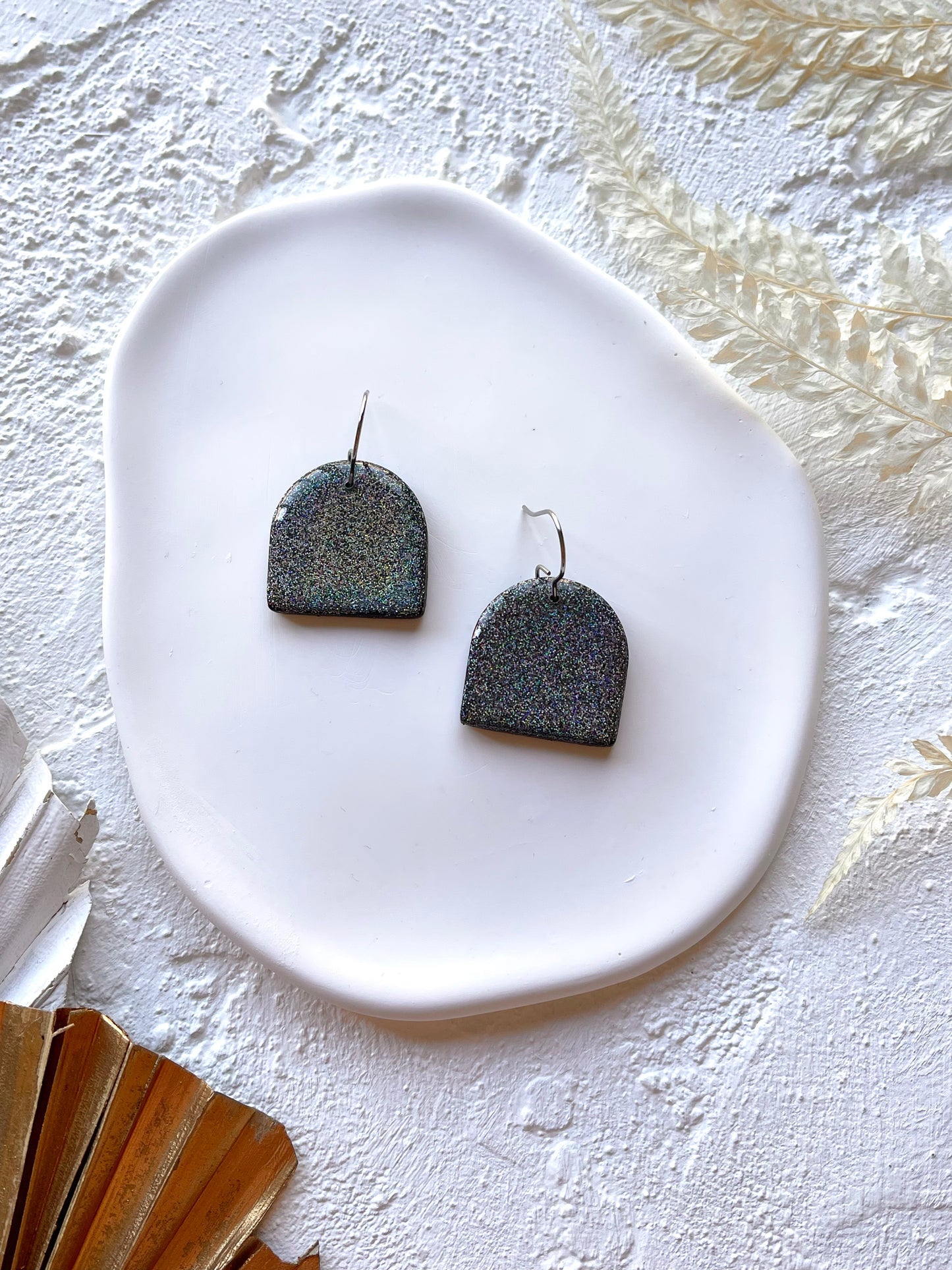 'Glitter' Arch Dangles