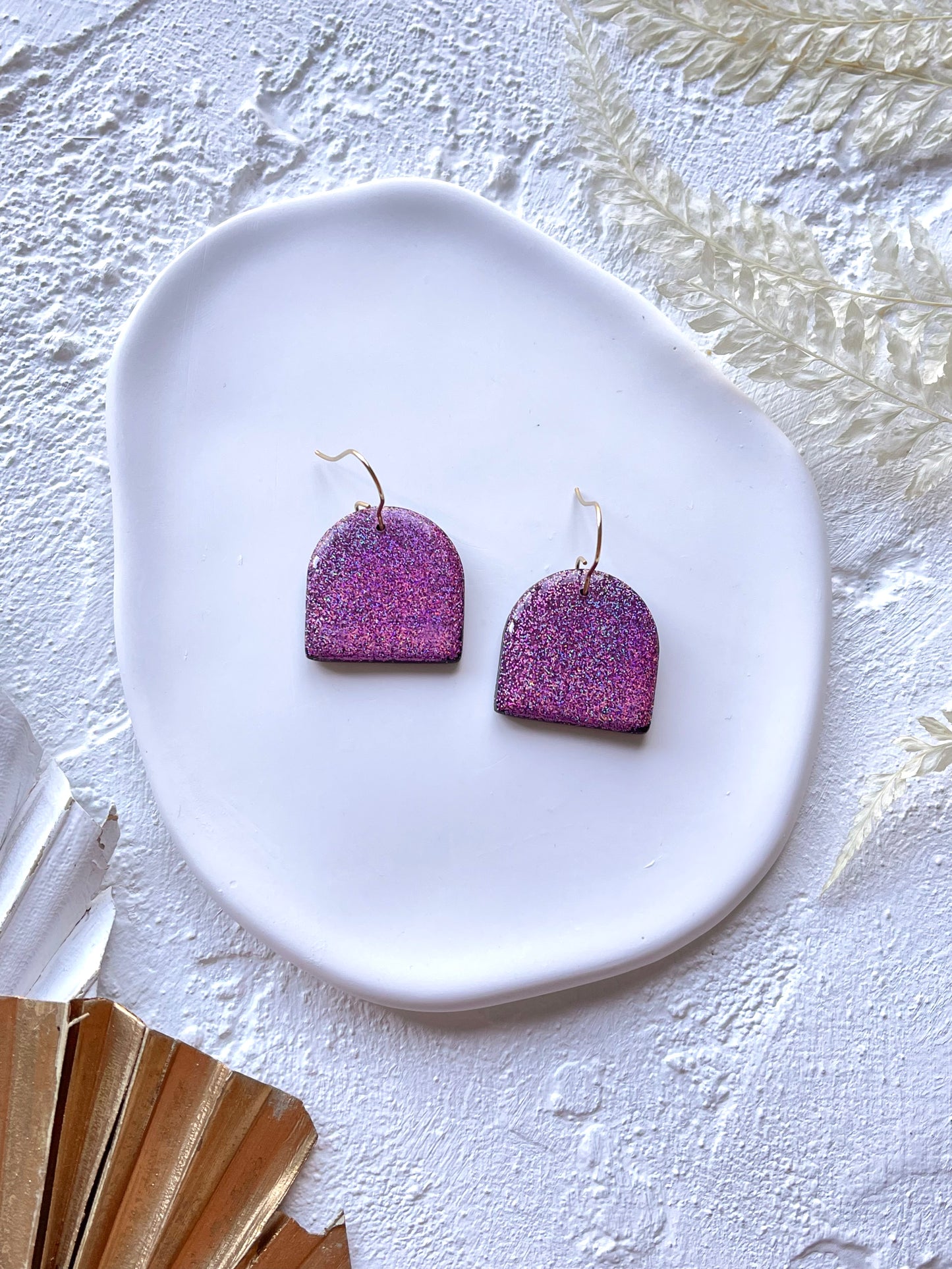 'Glitter' Arch Dangles