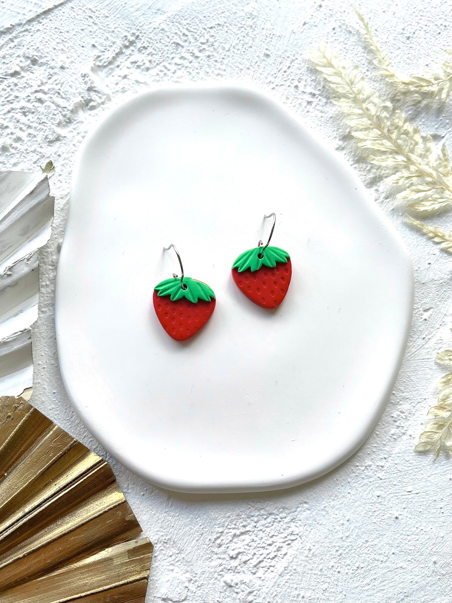 'Strawberries' Small Dangle