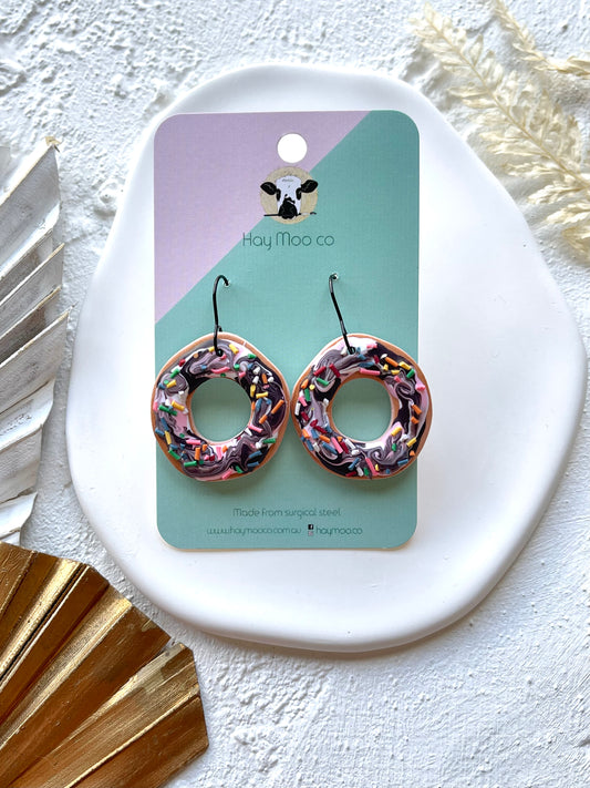'Neapolitan Donut' Dangles