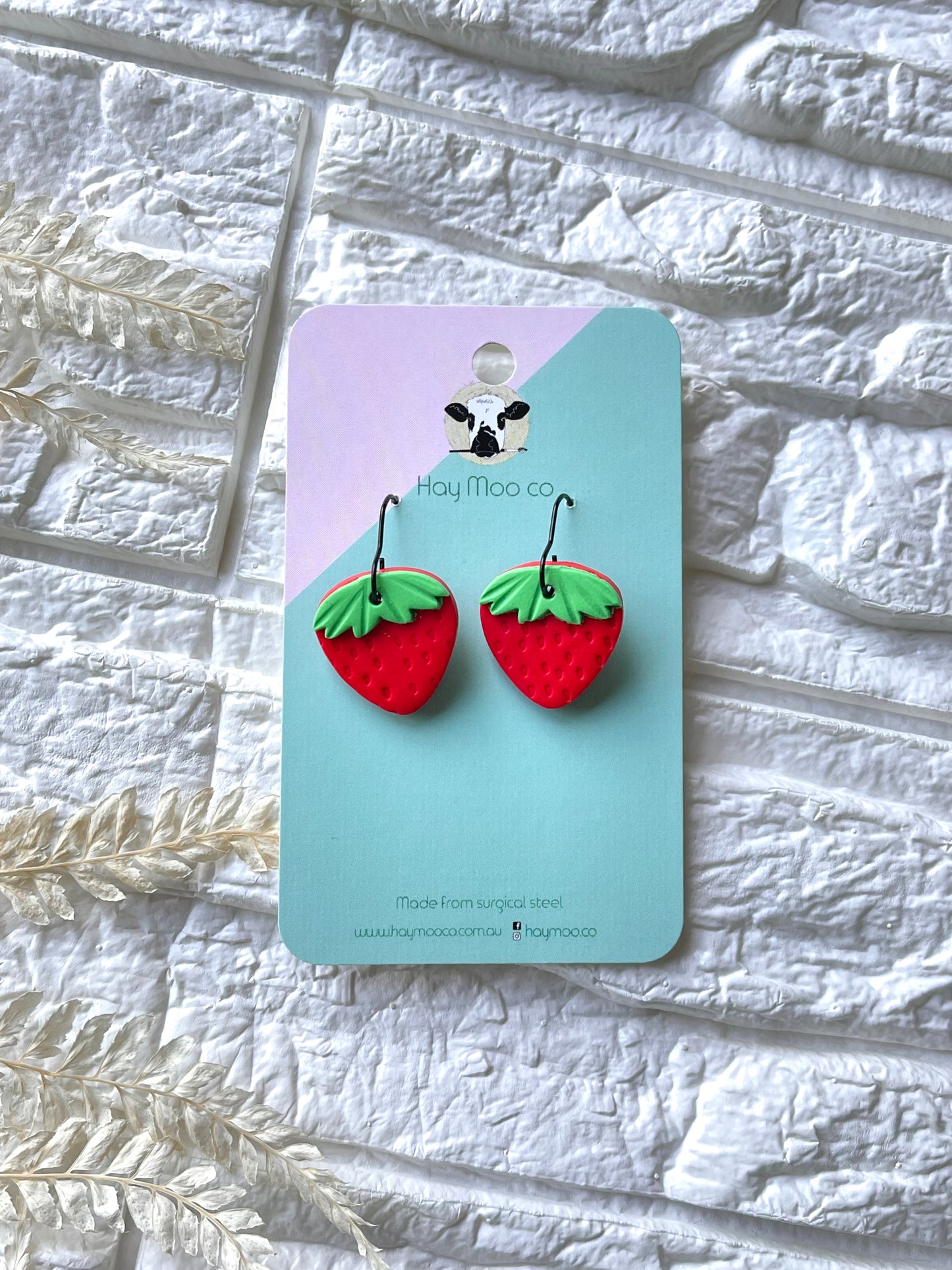 'Strawberries' Small Dangle