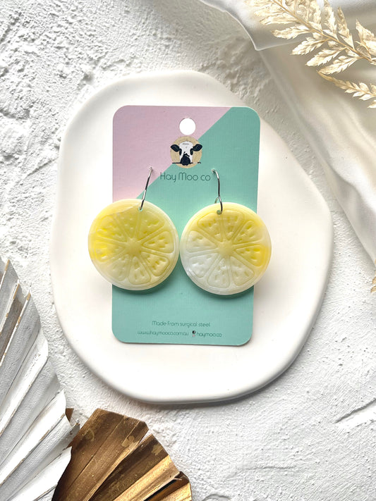 'Lemons & Oranges' Lemon Dangle