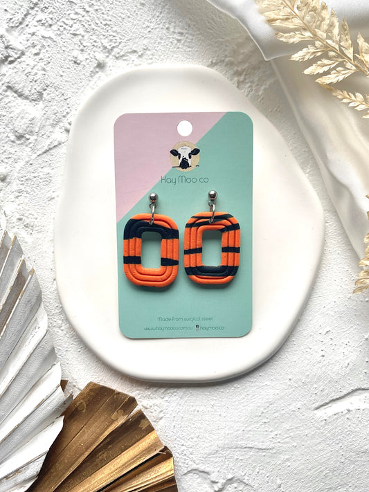 'Tiger' Rectangle Dangle