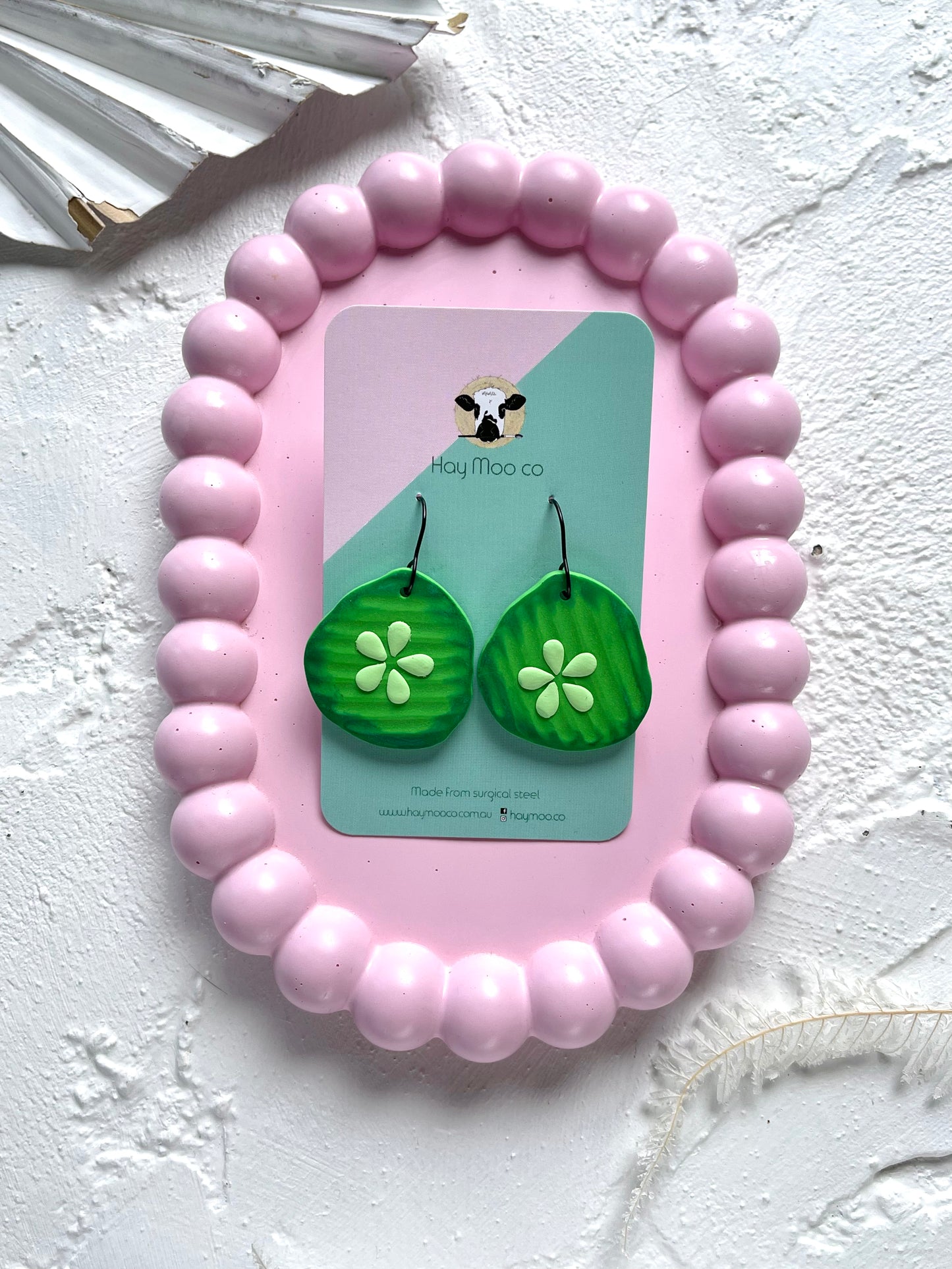 'Cucumber Slice' Dangle