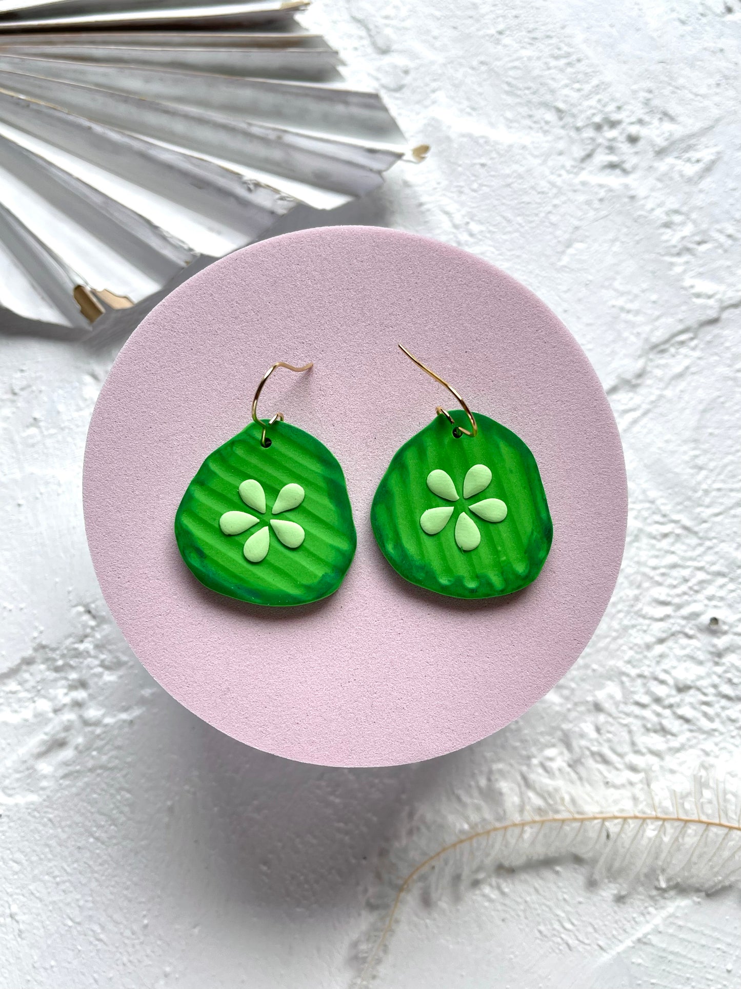 'Cucumber Slice' Dangle