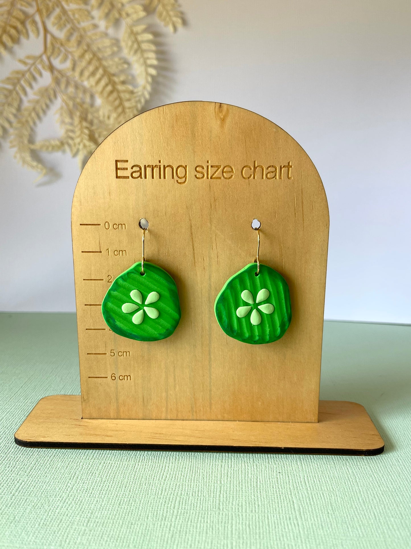 'Cucumber Slice' Dangle