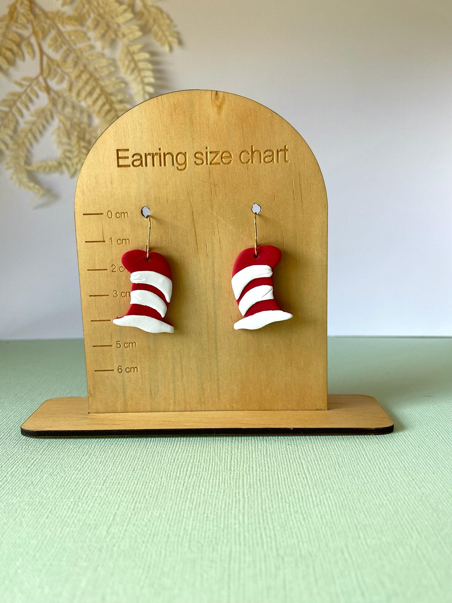'Striped Hat' Dangle