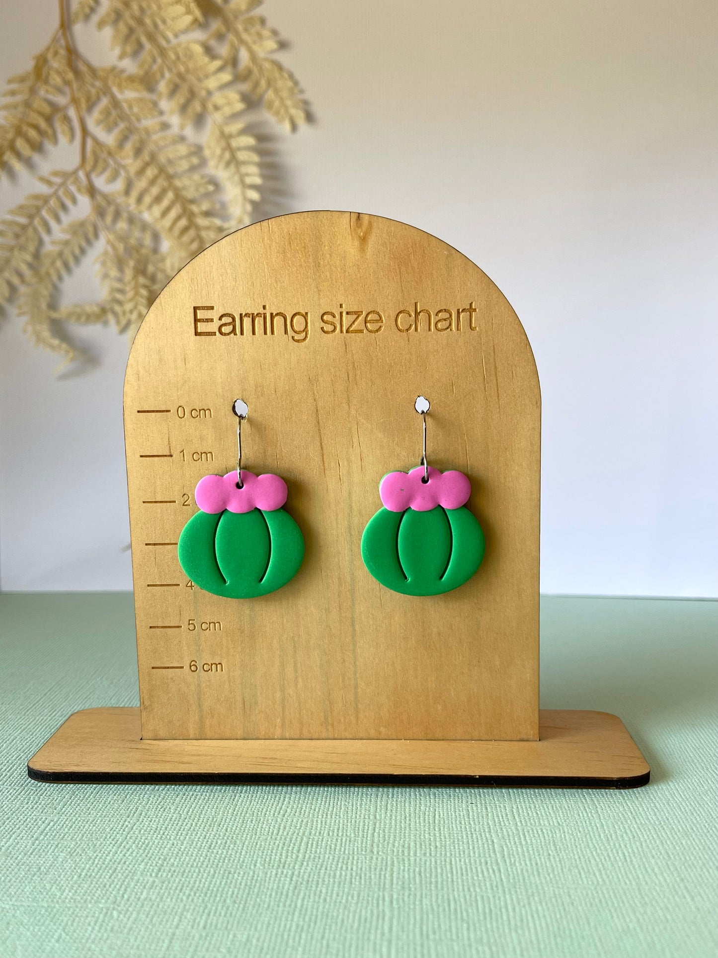 'Barrel Cactus' Dangle