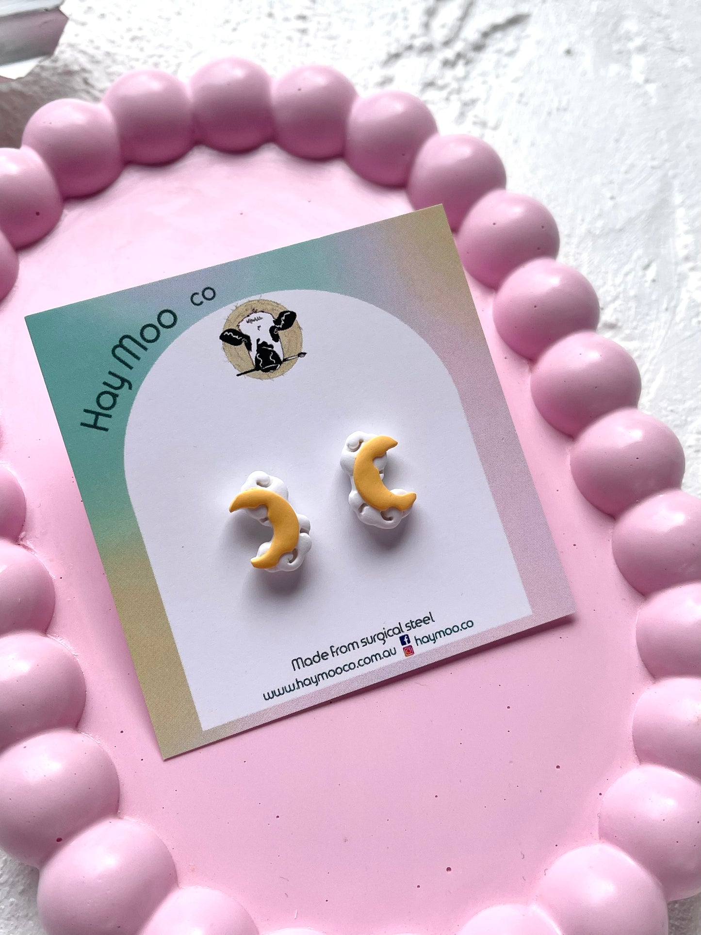 'Moon Cloud' Stud
