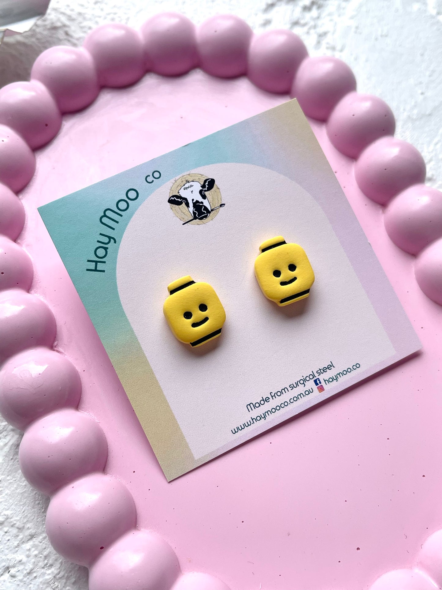 'Lego Head' Stud