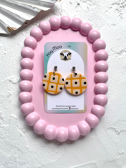 'Honey Pop' Circle Dangle