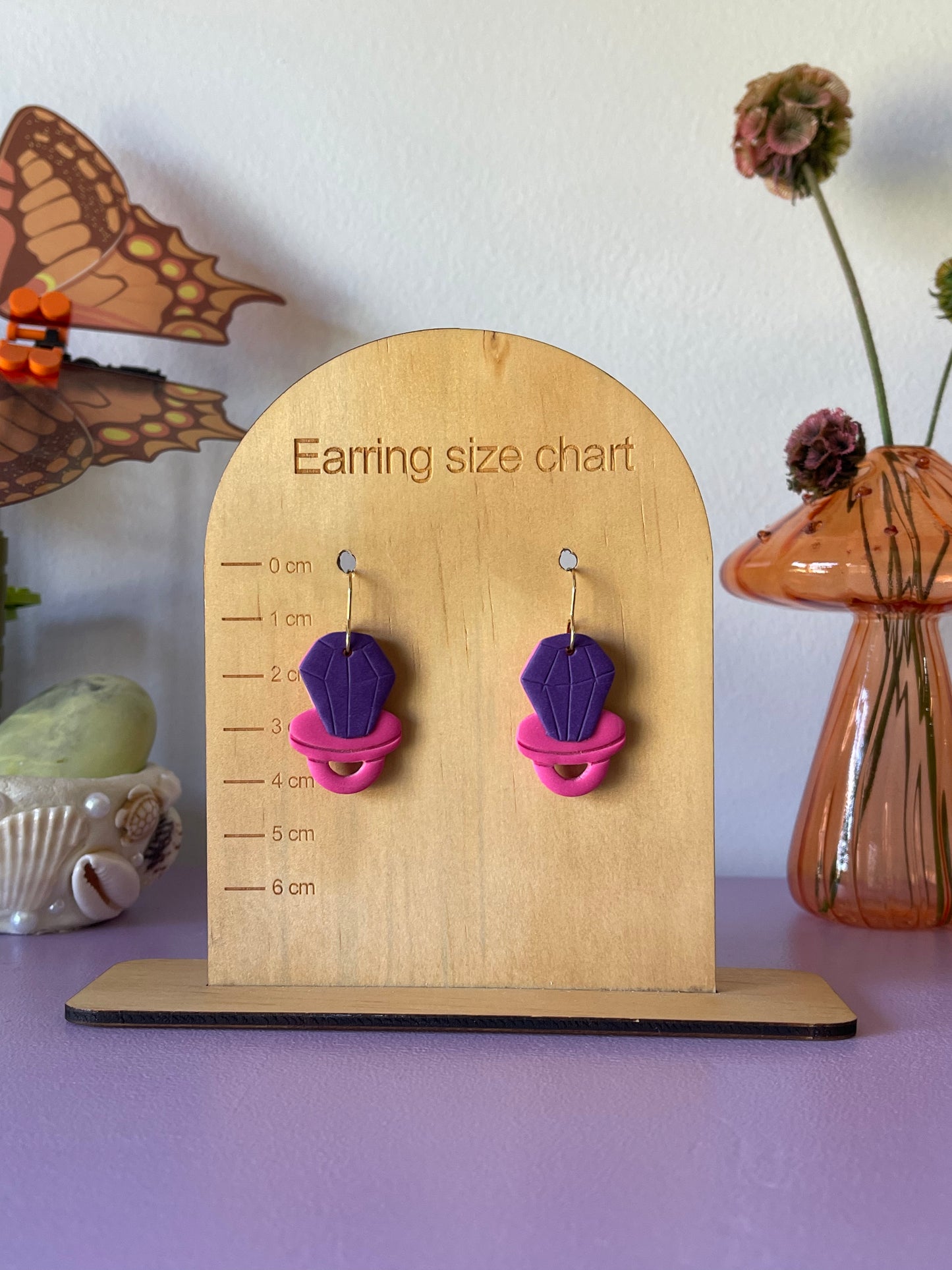 'Ring Pop' Purple Dangle