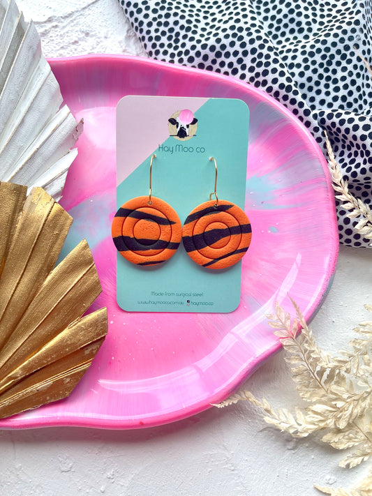 'Tiger' Circle Dangle