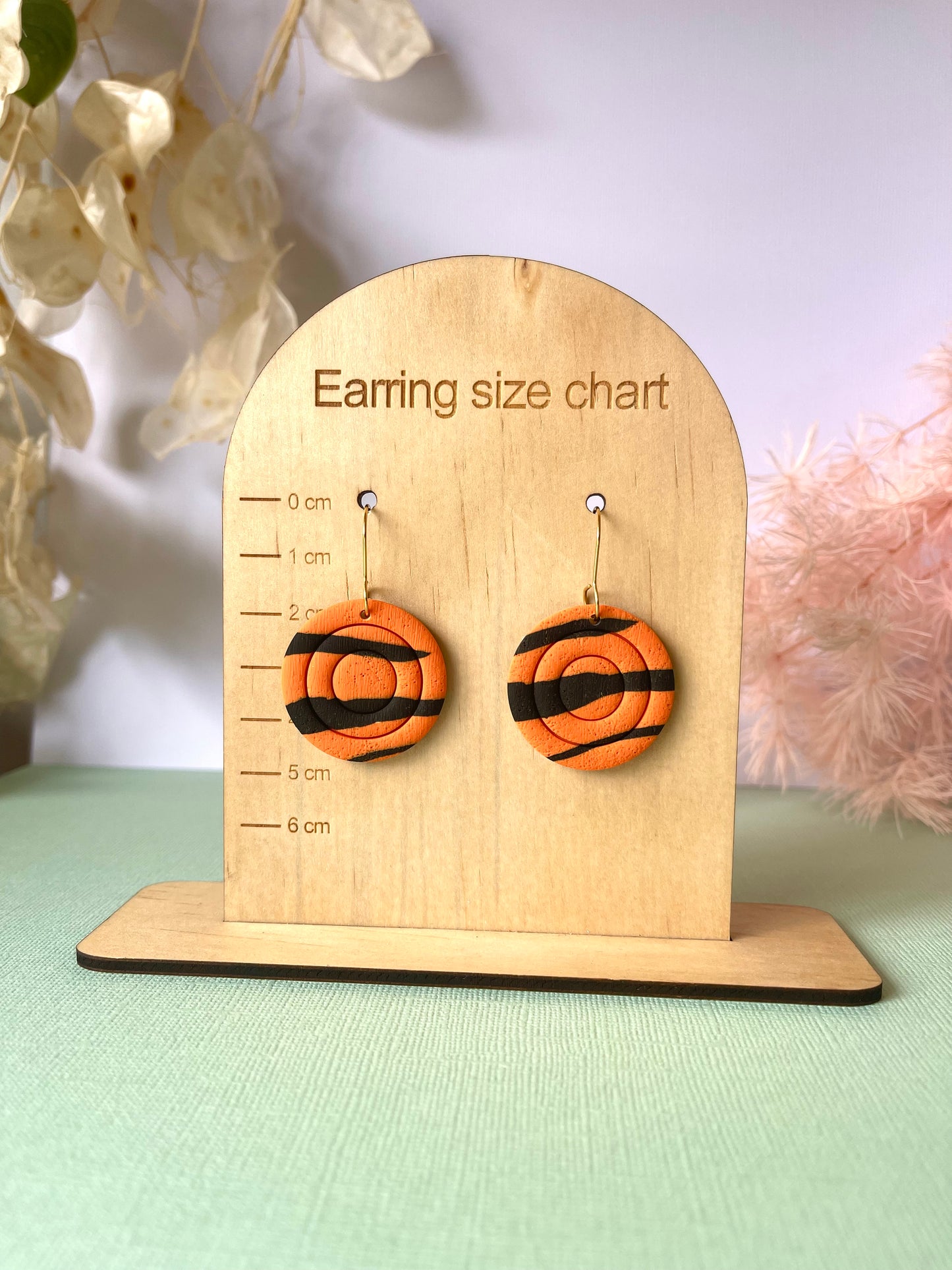 'Tiger' Circle Dangle