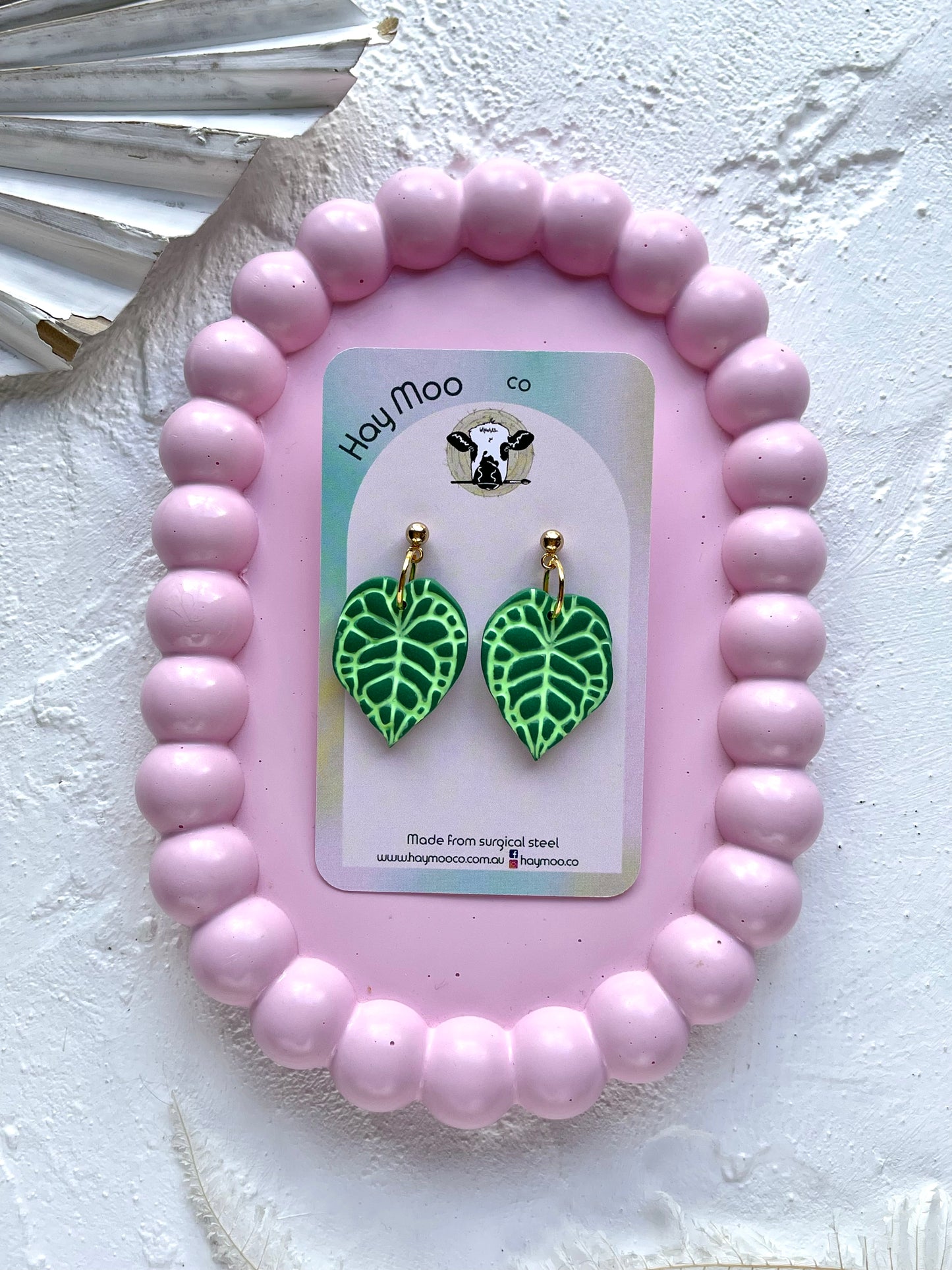 'Anthurium Leaf' Dangle