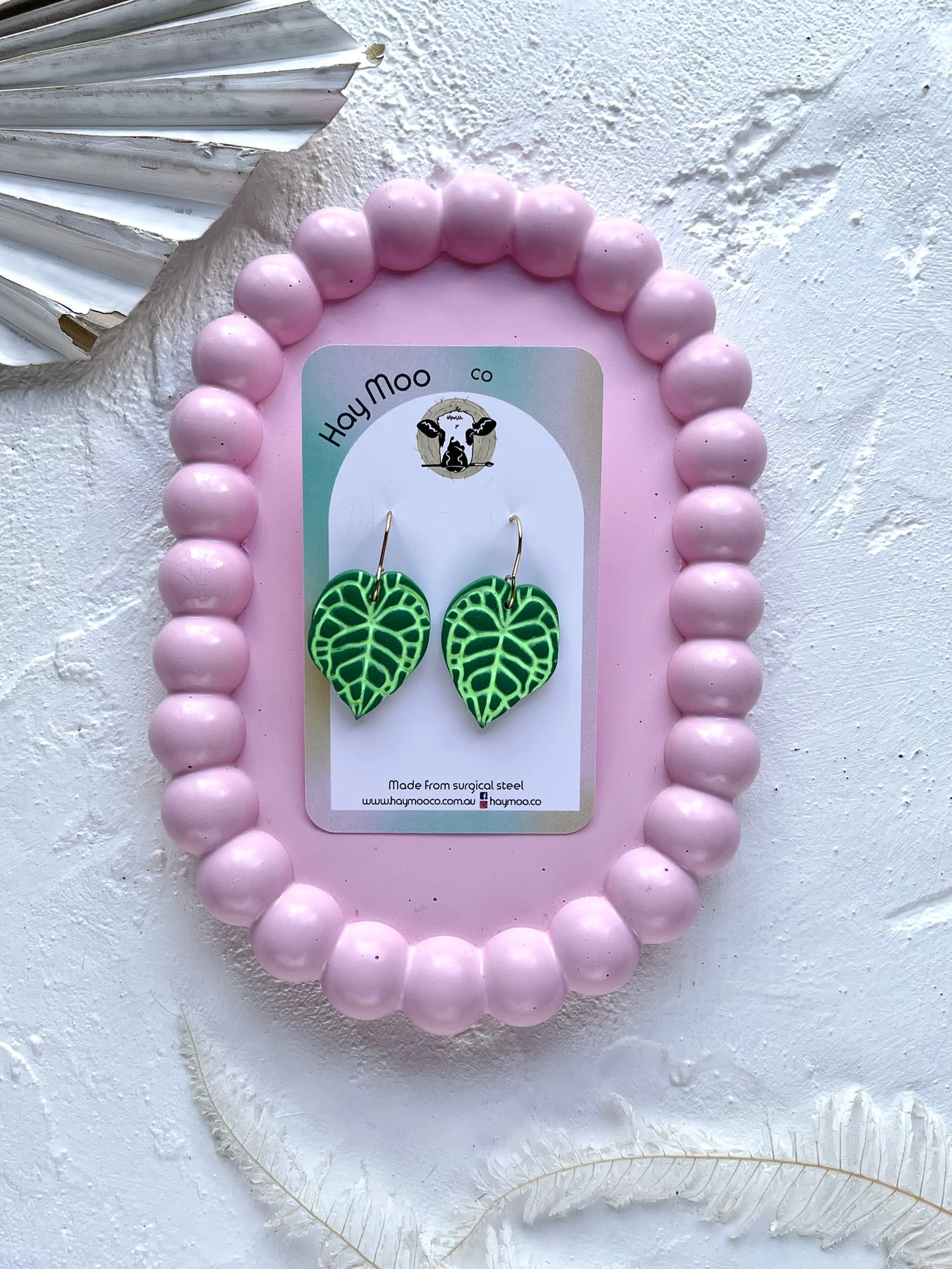 'Anthurium Leaf' Dangle