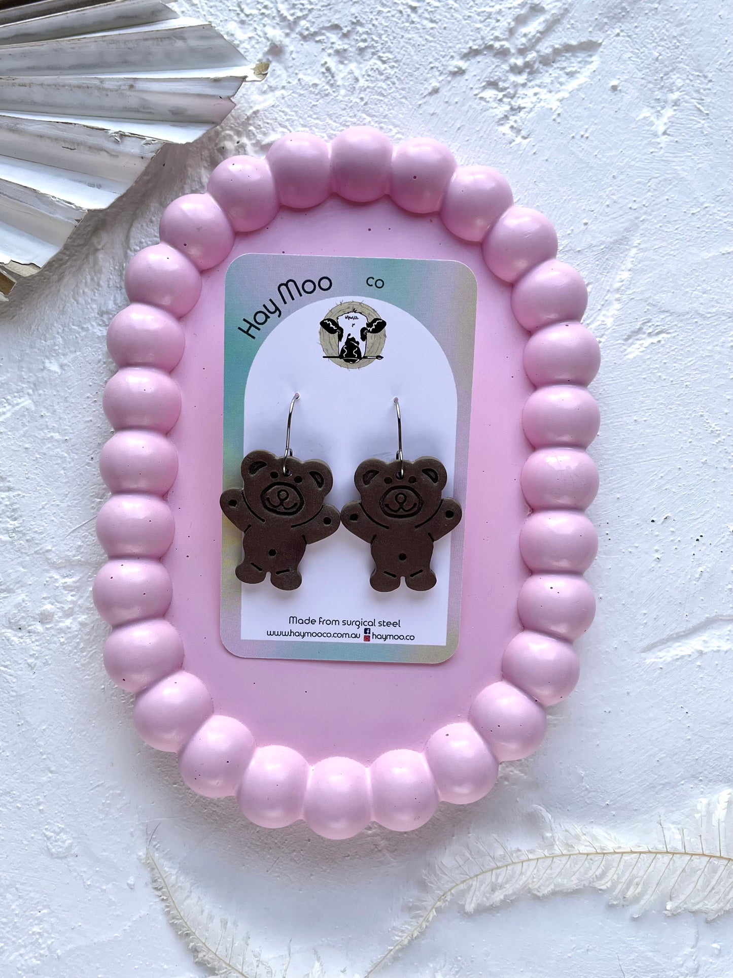 'Tiny Teddy' Chocolate Dangle