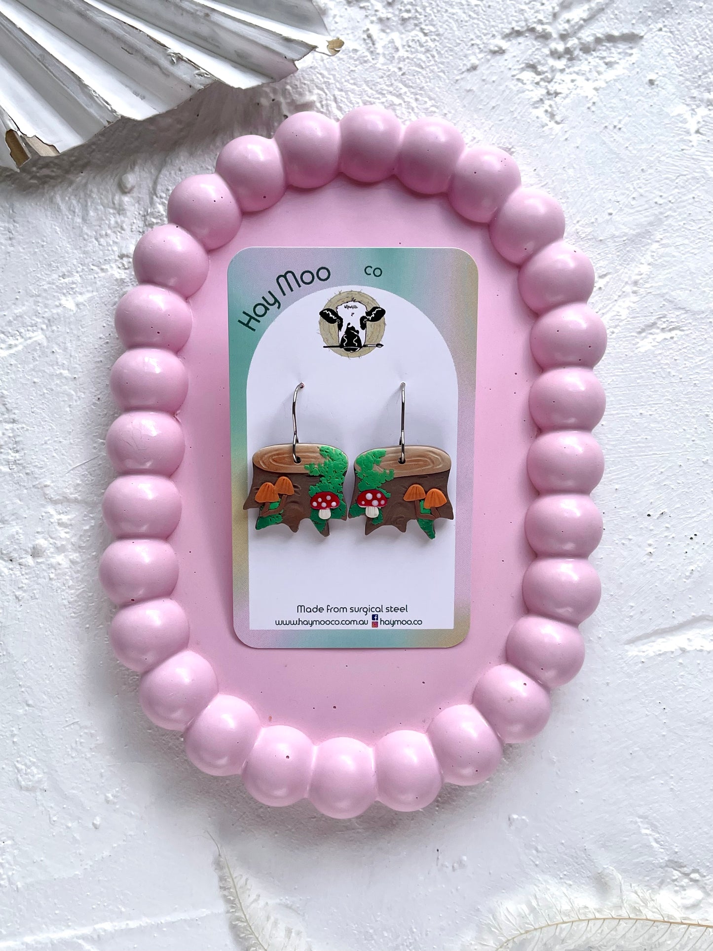 'Mushroom Stump' Small Dangle