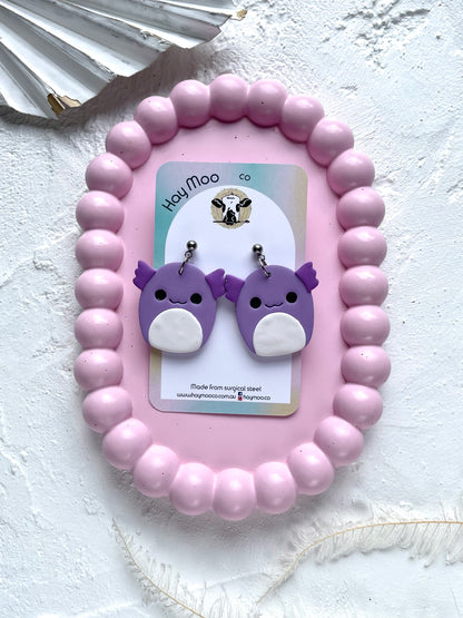 'Axolotl Squishmallow' Dangle