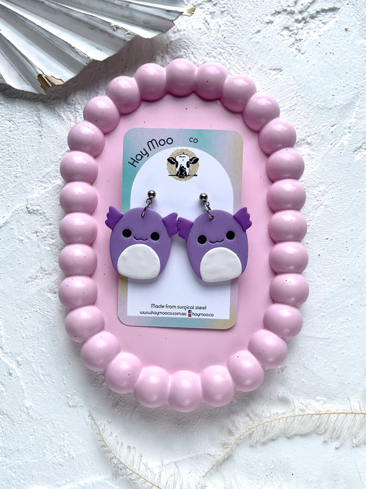 'Axolotl Squishmallow' Dangle