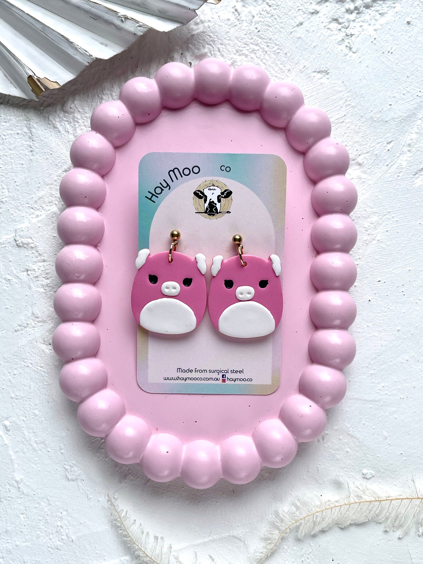 'Pig Squishmallow' Dangle