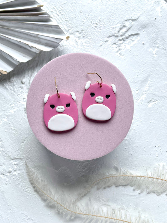 'Pig Squishmallow' Dangle