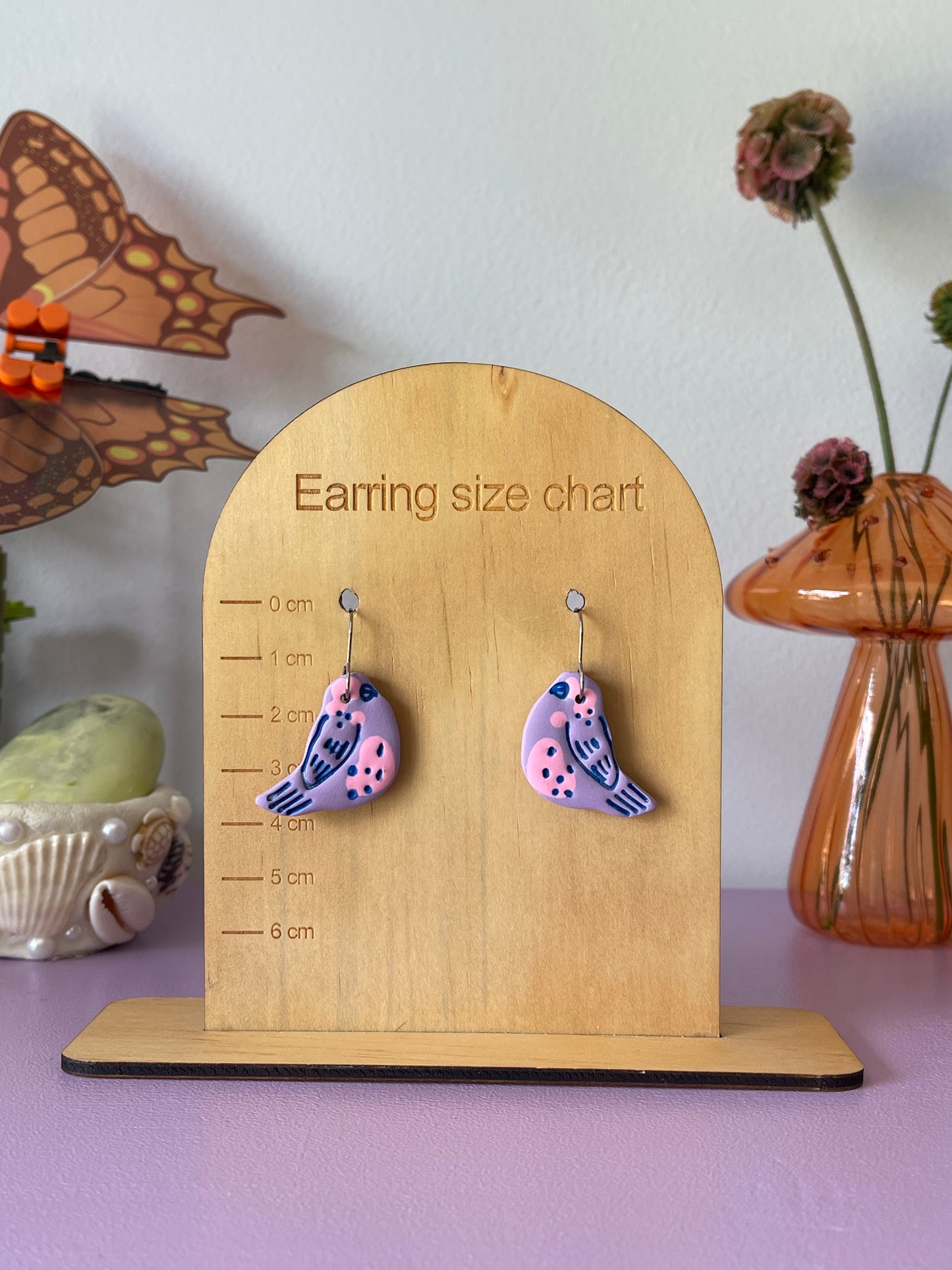 'Purple Bird' Dangle