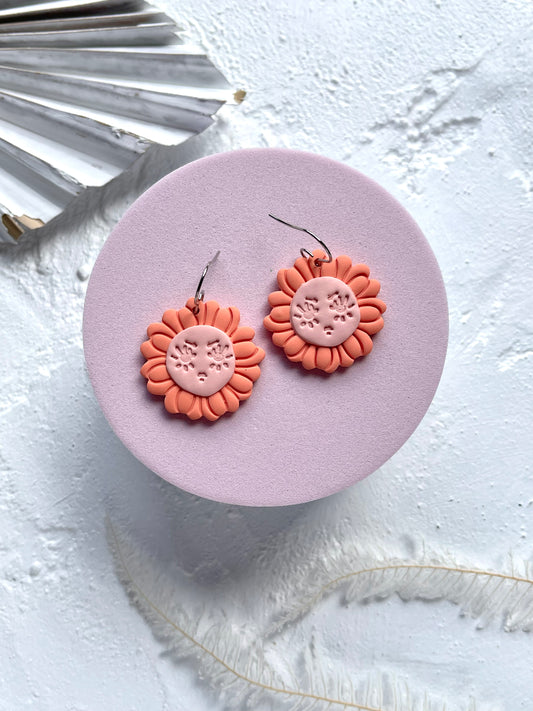 'Peach Flower' Dangle