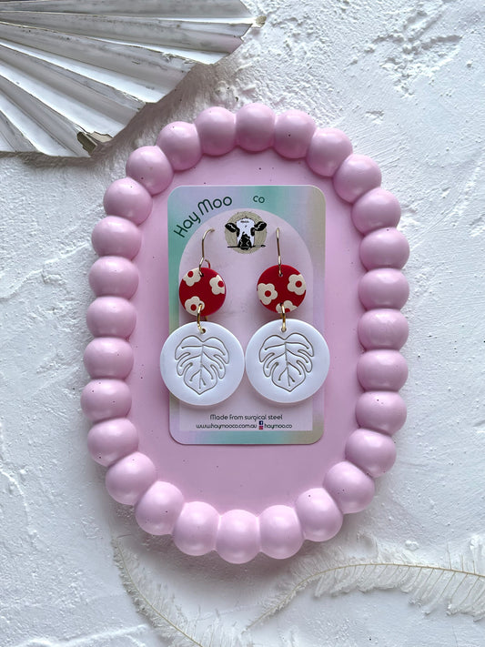 'Ivory Rose' Monstera Dangle