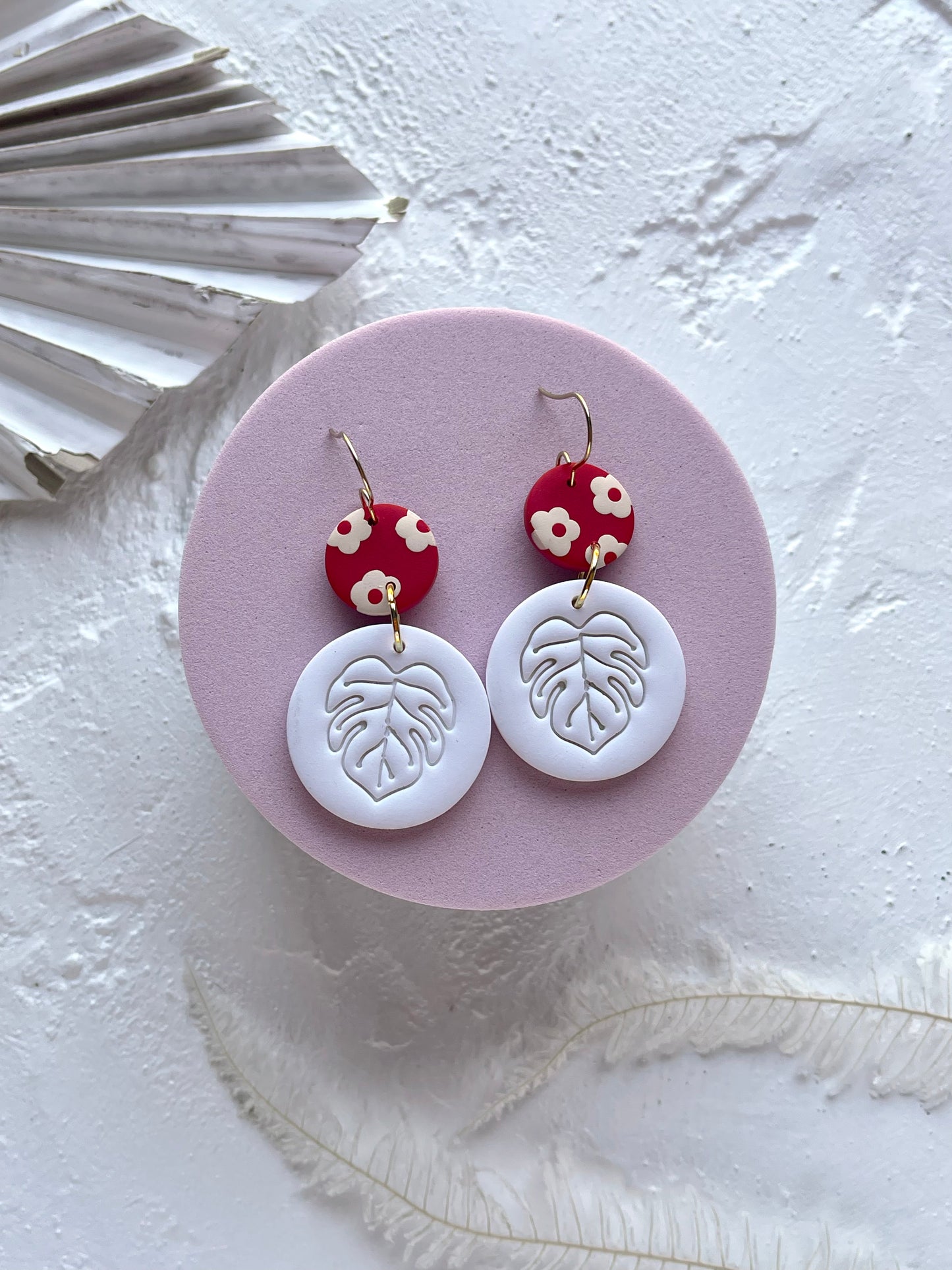 'Ivory Rose' Monstera Dangle