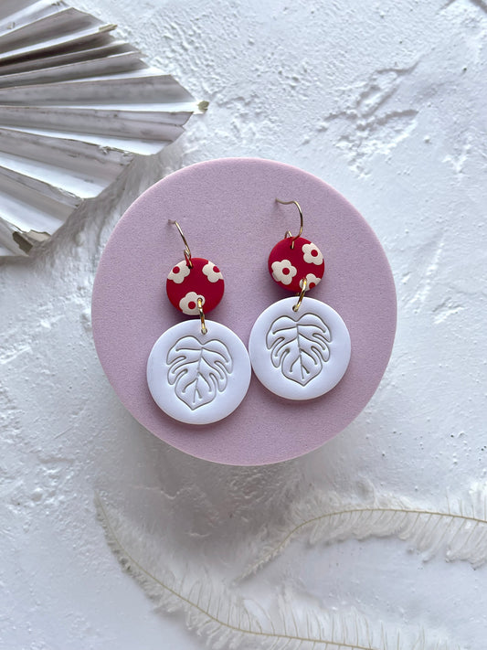 'Ivory Rose' Monstera Dangle