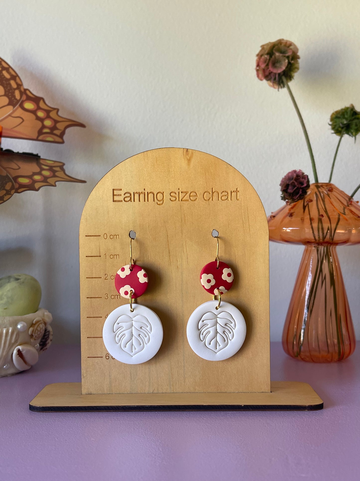 'Ivory Rose' Monstera Dangle