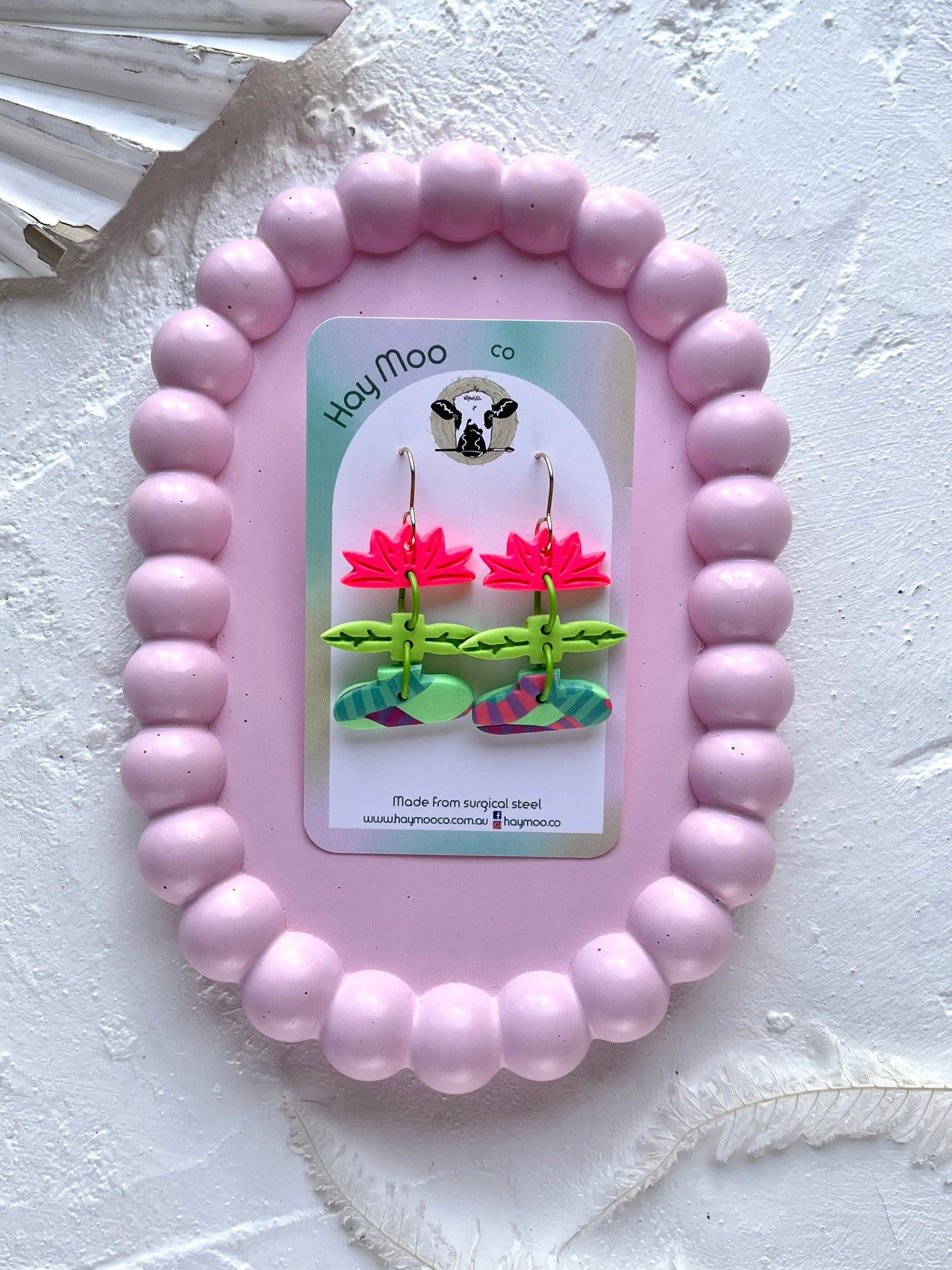 'Flower Vase Stack' Dangle
