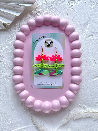 'Flower Vase Stack' Dangle