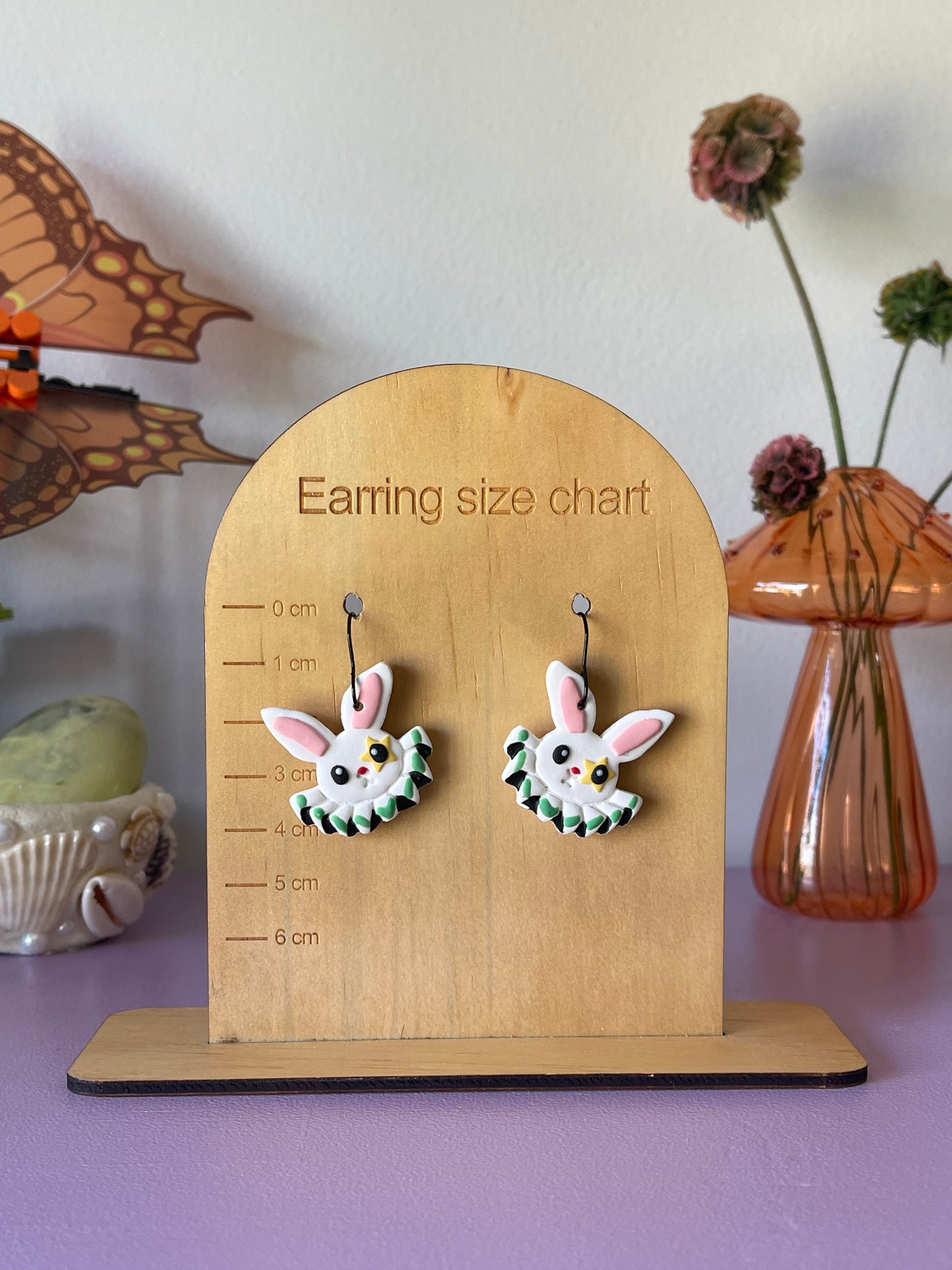 'Clown Rabbit' Dangle