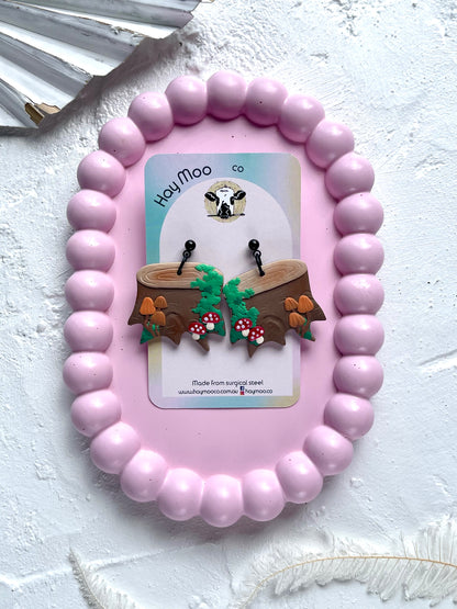 'Mushroom Stump' Large Dangle