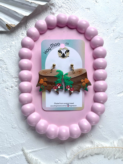 'Mushroom Stump' Large Dangle