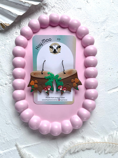 'Mushroom Stump' Large Dangle